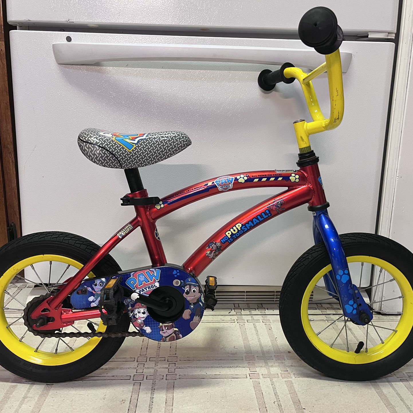 Paw Patrol Toddler Bike - $60