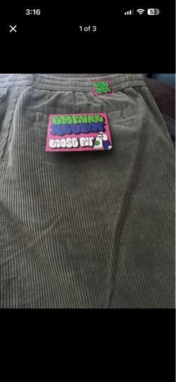 XL Corduroy Loose Fit Pants with Tags
