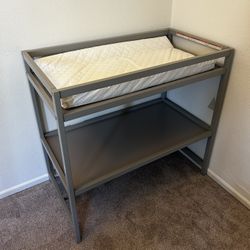 Delta Baby Nursery Diaper Changing Table w/Storage Shelf