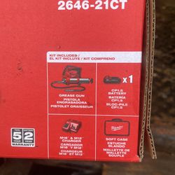 Brand New Milwaukee 18 V Grease Gun Never Been Used Still In The Box