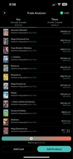 36 modern Pokemon cards