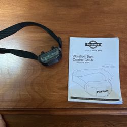 Vibration Bark Control Collar