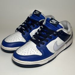 Nike Dunk Low Men's Sneaker Royal Navy Blue/White, Size 9 FQ8826-100