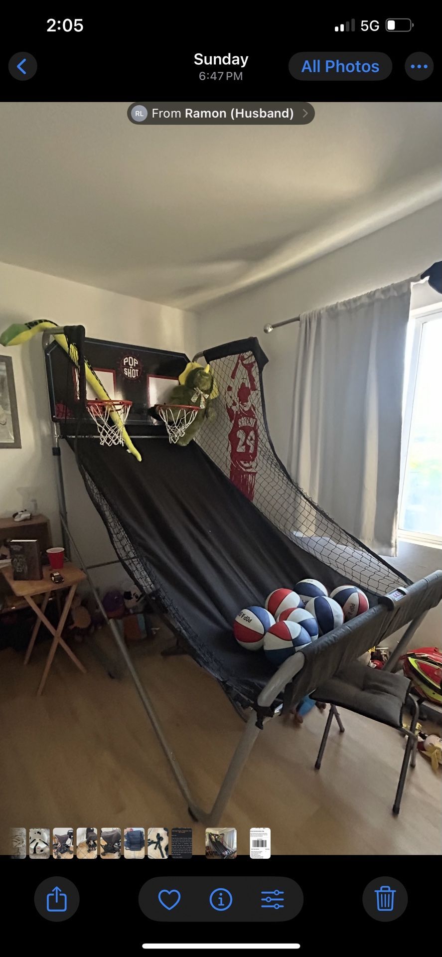 Arcade Basketball Hoop