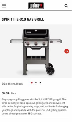 Weber Spirit II E-310 3-burner Gas Grill with Cover