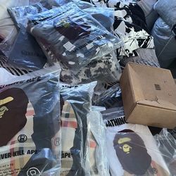 Bape shirts, burbxbape shirts/hoodies Chrome shirts flannels  asallix