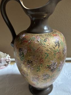 Vintage Handpainted Pitcher/Vase