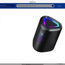 Bluetooth Speaker with IP67 Waterproof Portable Speaker with Lights,15W Loud Stereo Sound, All Day Playtime, TWS Pairing, BT5.3, Home/Party/Outdoor/Be