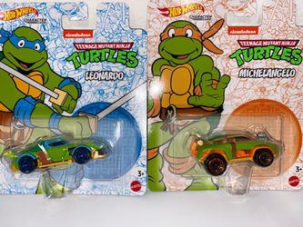 TMNT Leonardo & Michelangelo 1:64 Scale