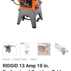 Ridgid Table Saw $250