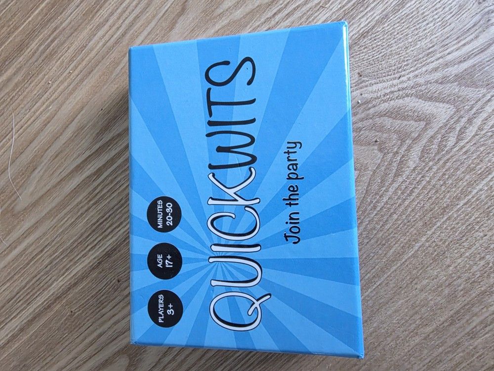 QuickWits Card Game