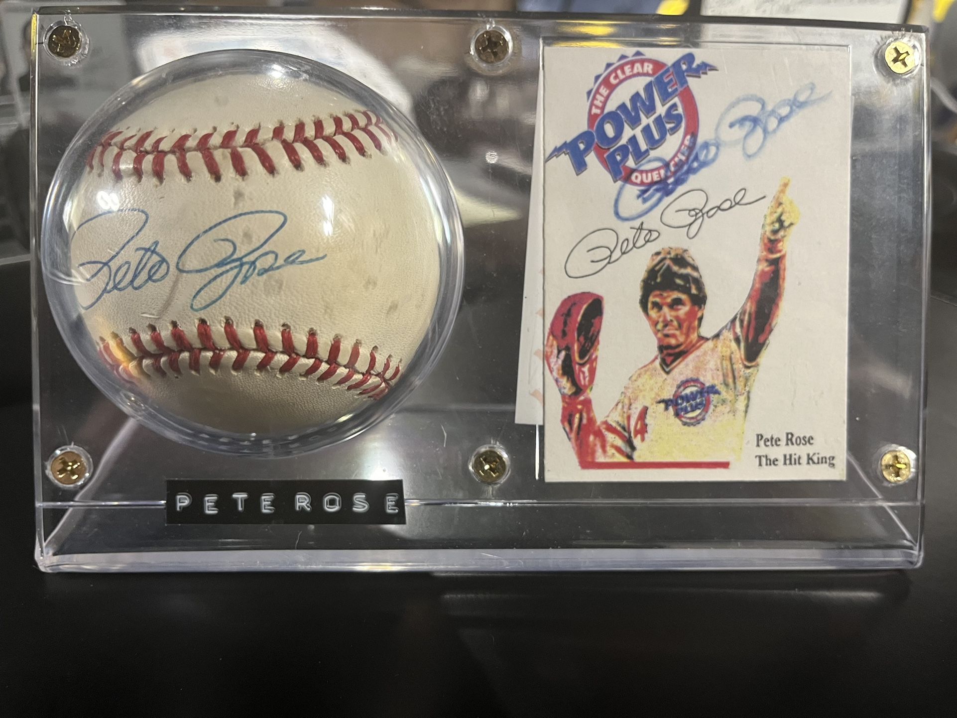 MLB Pete Rose Autographed Jersey Beckett Certification Number