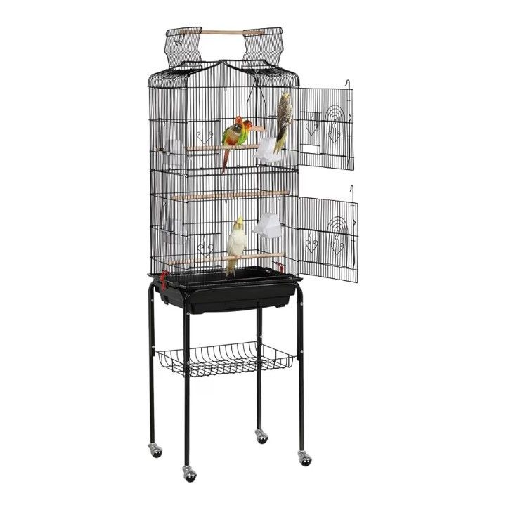 Yaheetech 64-inch Play Open Top Medium Small Bird Cage