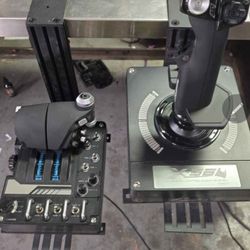 Thrustmaster X56 HOTAS with Desk Clamp Mounts