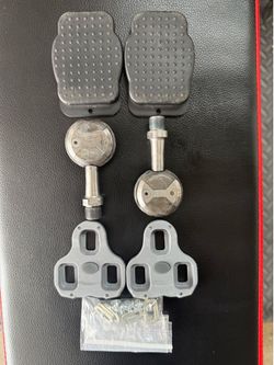 Two sets of cleats