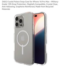 ZAGG CRYSTAL PALACE SNAP CASE FOR IOHONE 16 PRO MAX