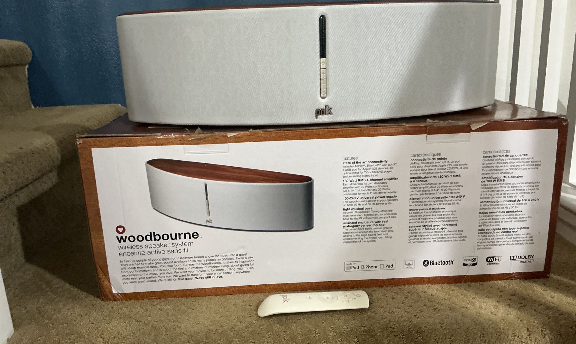 Polk Woodbourne Bluetooth Speaker