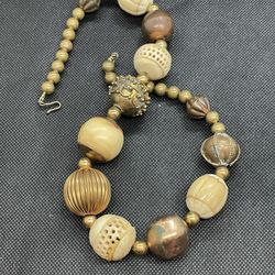 Very Vintage Brass Necklace 