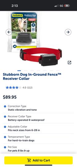 Stubborn Dog In-Ground Fence™ Receiver Collar