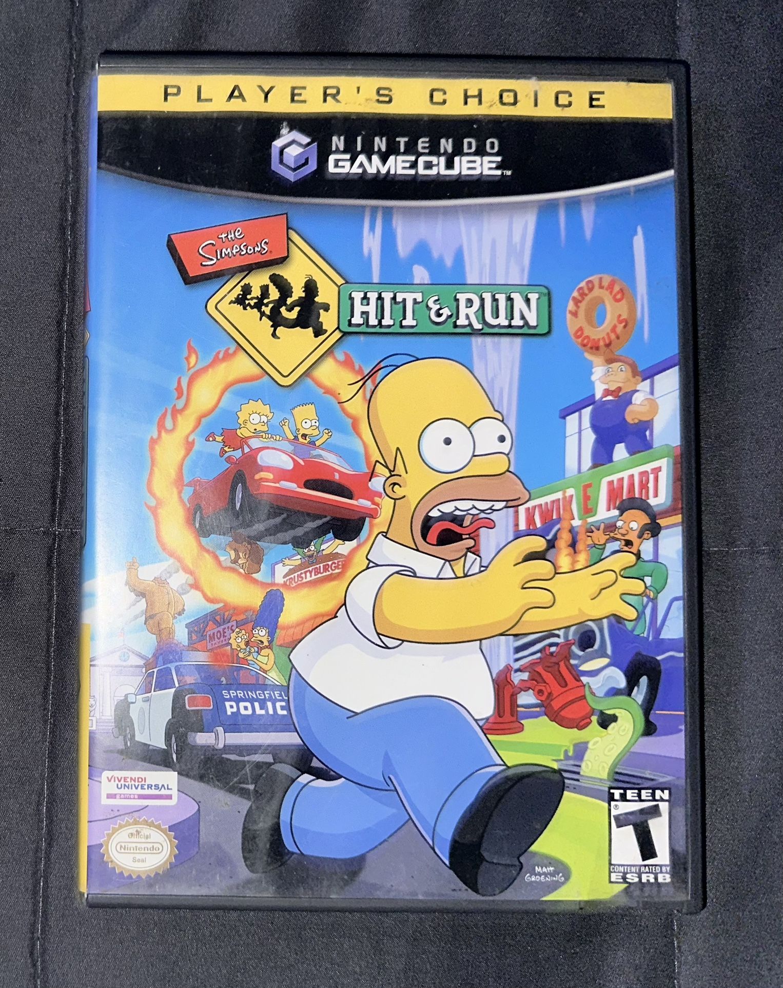 Nintendo GameCube The Simpsons Hit & Run Game