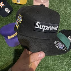 Supreme Championships Box Logo New Era Fitted Hat