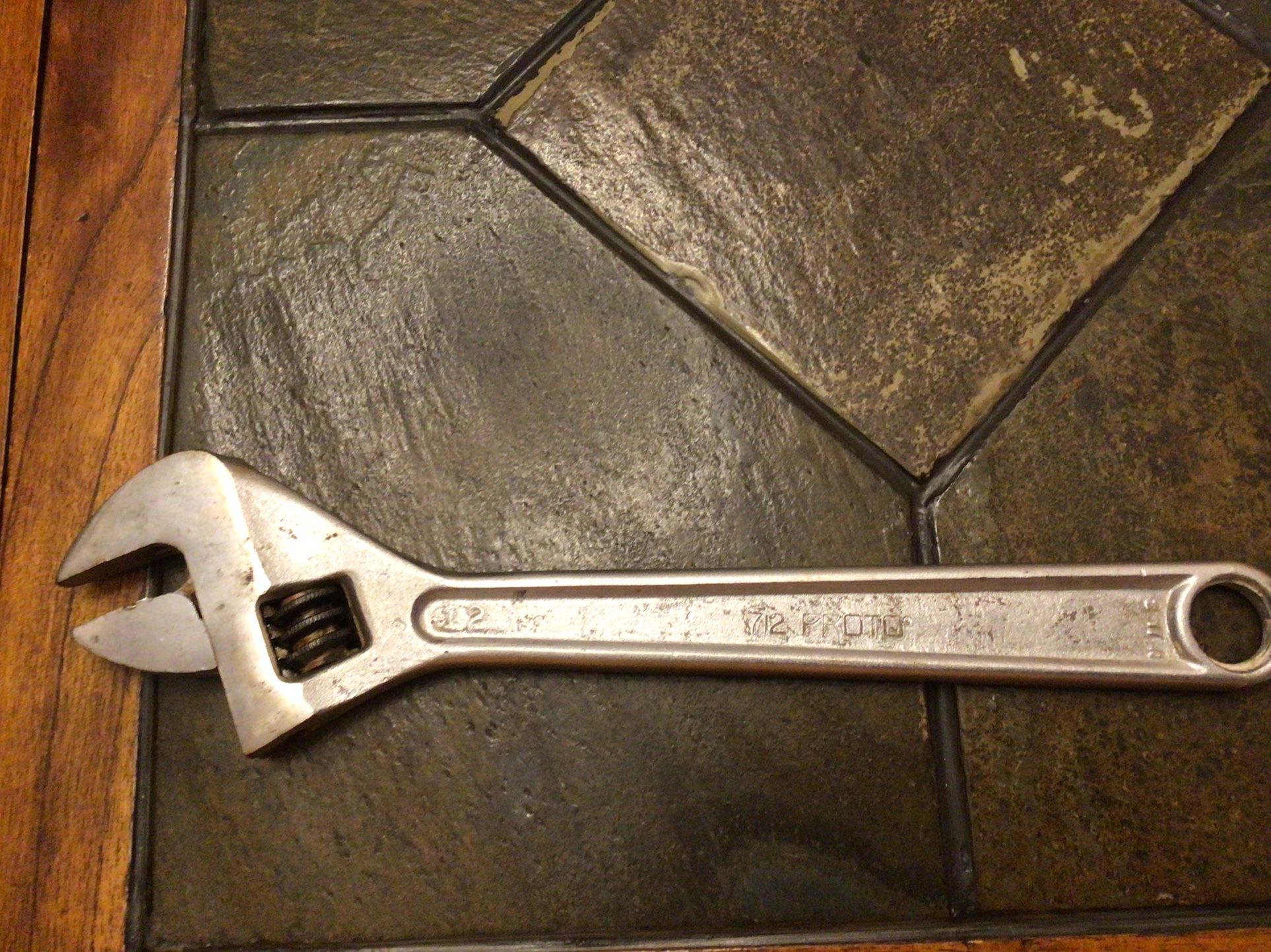 Vintage Proto Professional 12” Adjustable Wrench #712