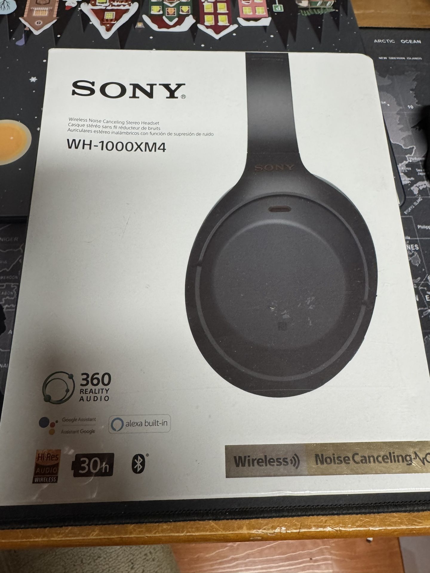 Sony WH-1000XM4 Over the Ear Wireless Headset - Black New Sealed!!