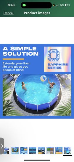  the Store 3.7 *** AZ (18) Yankee Pool Liner Pad, 15 Ft Round Puncture Proof Pool Mat, Above Ground Pool Liner Protector Against Tearing, Grass, Under