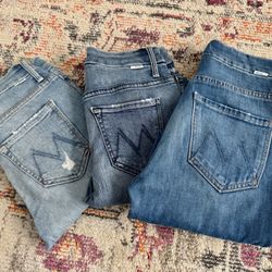 Mother Denim Jeans- 3 Pairs - Pacific Beach