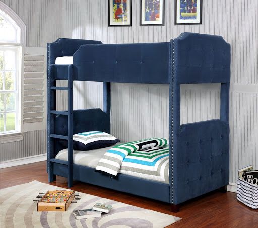 Upholstered Bunk Bed- Litera Forrada De Tela