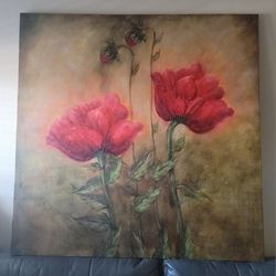 K BECK OIL PAINTING ON CANVAS