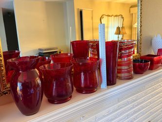 Holiday Hurricane Candle Holders