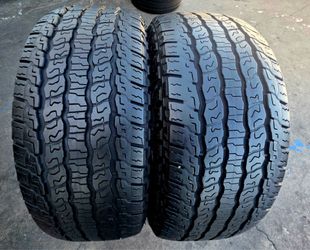 2 USED TIRES GOODYEAR 265/65/18