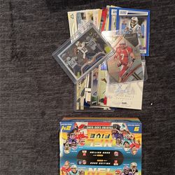 One Box NFL Five 2020 Edition Box with 24 Packs with bonus 20 card lot of autos , 1/1 & jersey cards
