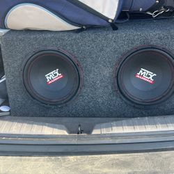 Mtx Subwoofers In Box! 10” Subs 