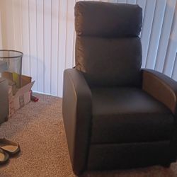 Black Reclining Chair
