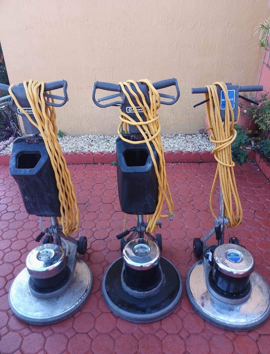 Floor Buffer, Scrubber, Polisher, Burnisher, Pulidora & Janitorial Supplies