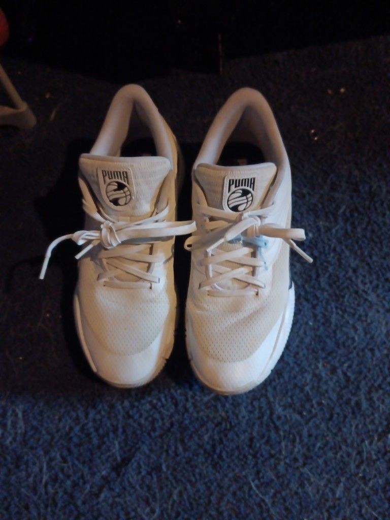 2 Pairs Of Shoes... Pumas And Adidas... Sz 11.5