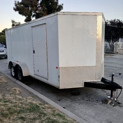 16FT + VNOSE ENCLOSED TRAILER 