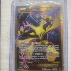Alakazam Ex 125/124 XY Fates Collide Secret Rare