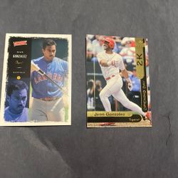 Juan Gonzalez Card Lot