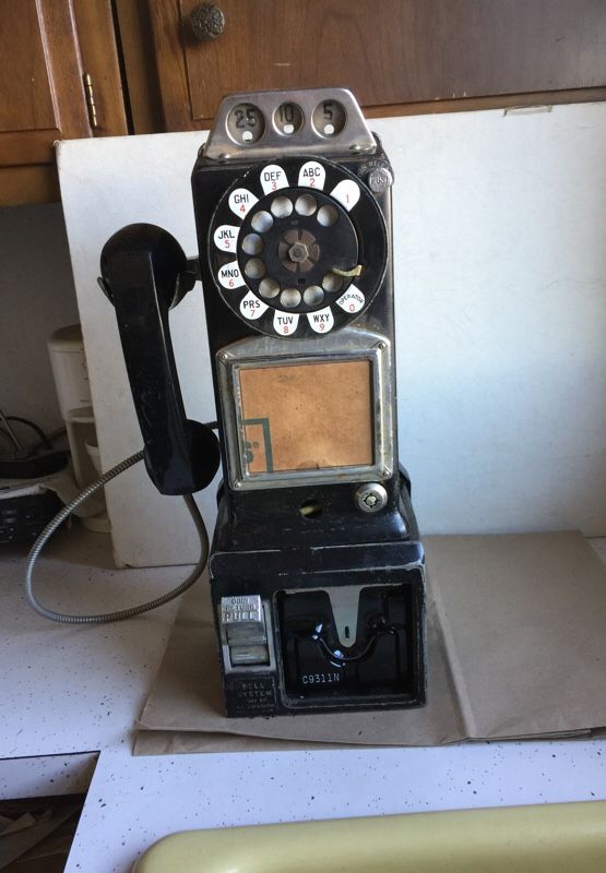 1960’s WESTERN ELECTRIC 236G 3 Slot Payphone
