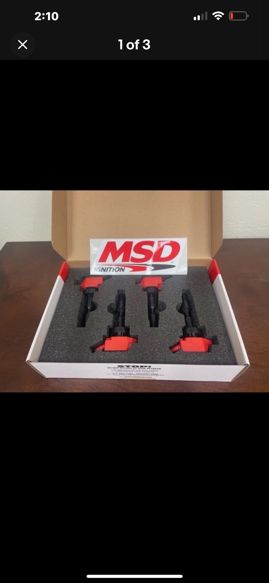 MSD 82694 Blaster Coils For 2015+ Hyundai Kia 1.6L Turbo