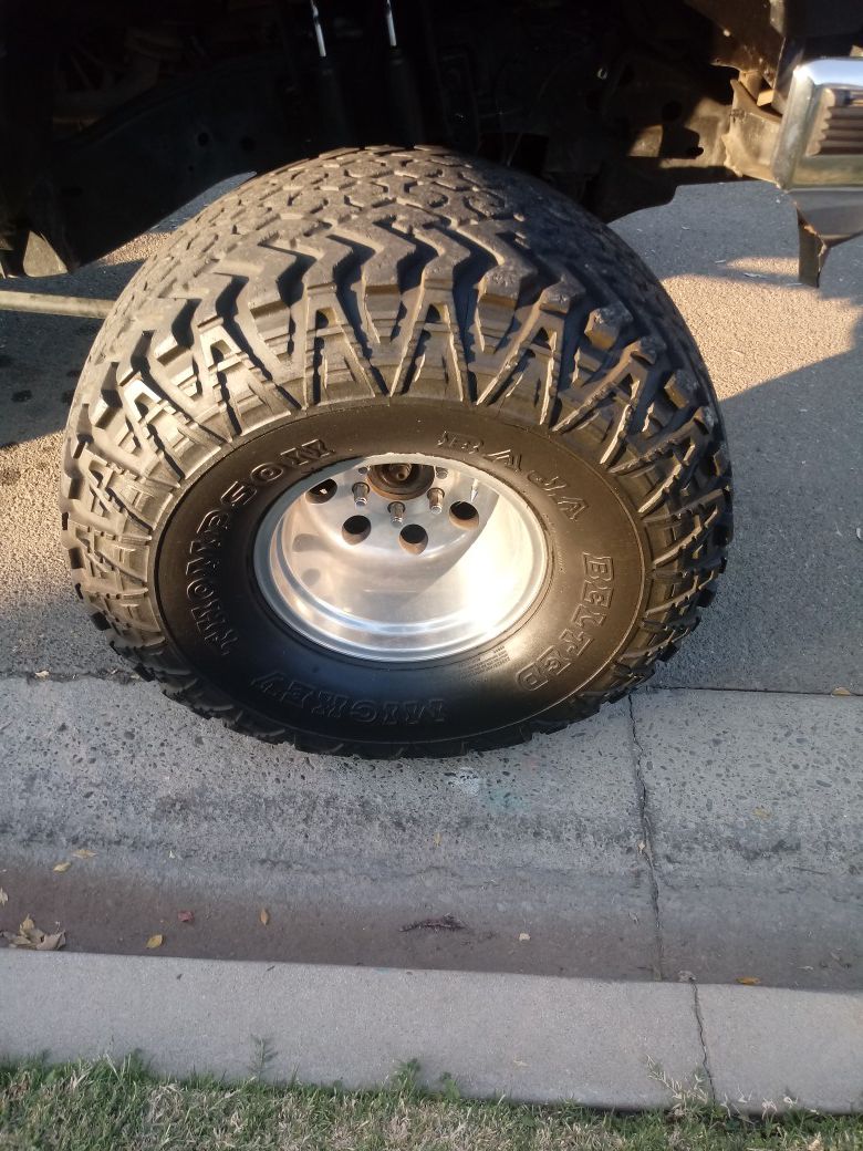 Mickey Thompson tires and rims for trade