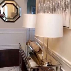 Zgallerie Matching Mirrored Dining Table & Console