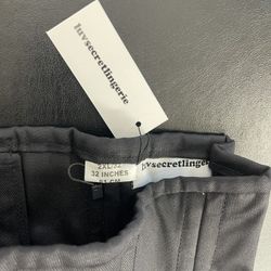 Luvsecretlingerie Black Cotton Corset - Size 2XL