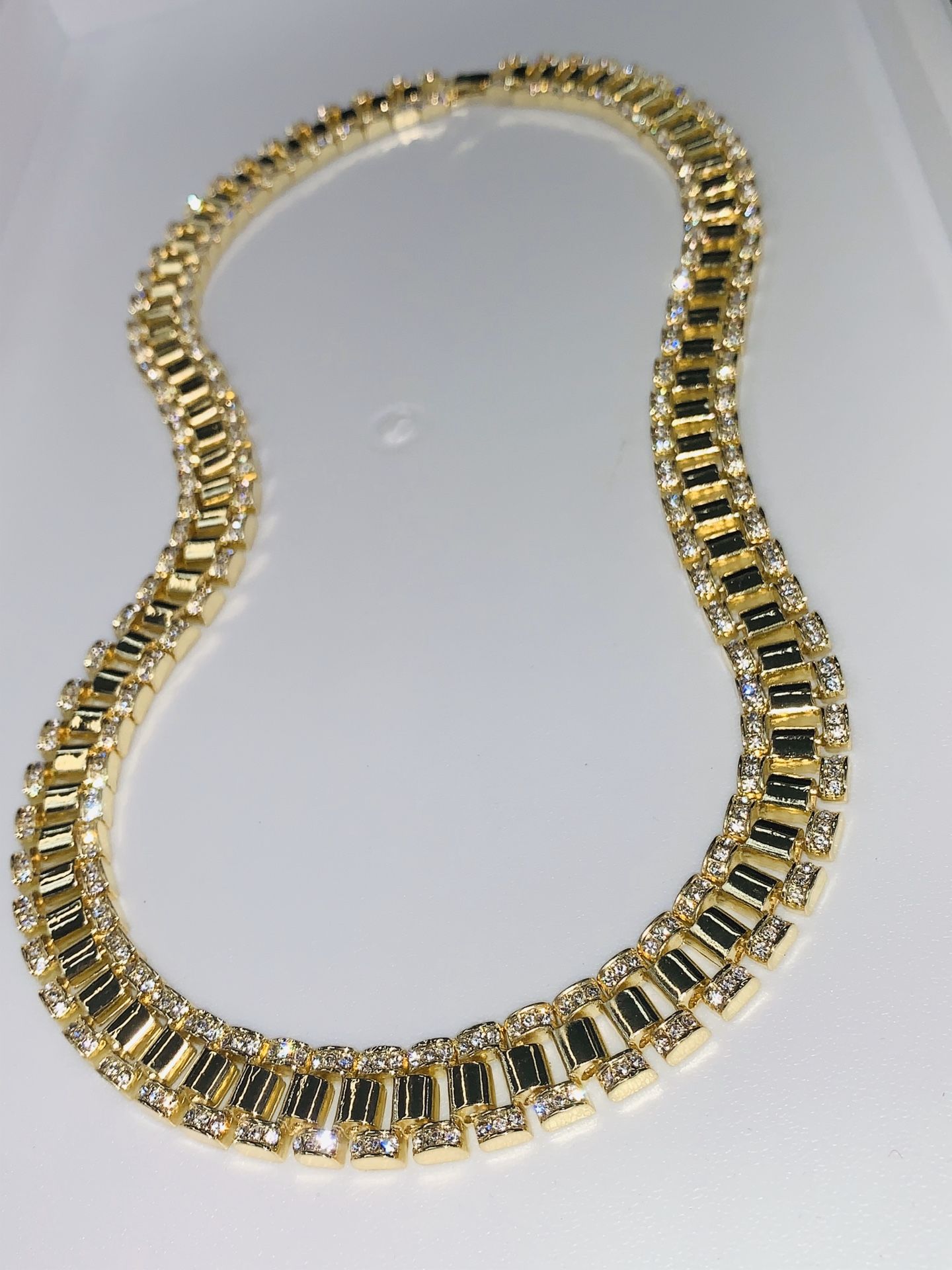 Rolex Chain Small 22k stainless steel Rolex chain 24 inches for Sale in Las Vegas, NV ...