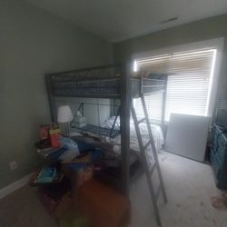 Bunk Bed/futon With Desk 