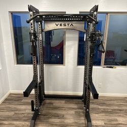 Vesta Fitness PRO SERIES 2-1 Ultimate Half Rack Functional Trainer/Gym Equipment/ Home Gym/ Fitness/ FREE DELIVERY 🚚 