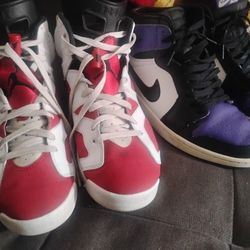 Jordan OG J1s And Jordan 6  ./ Men's 11 